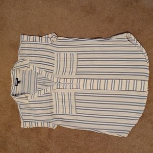 Express zipper front blouse